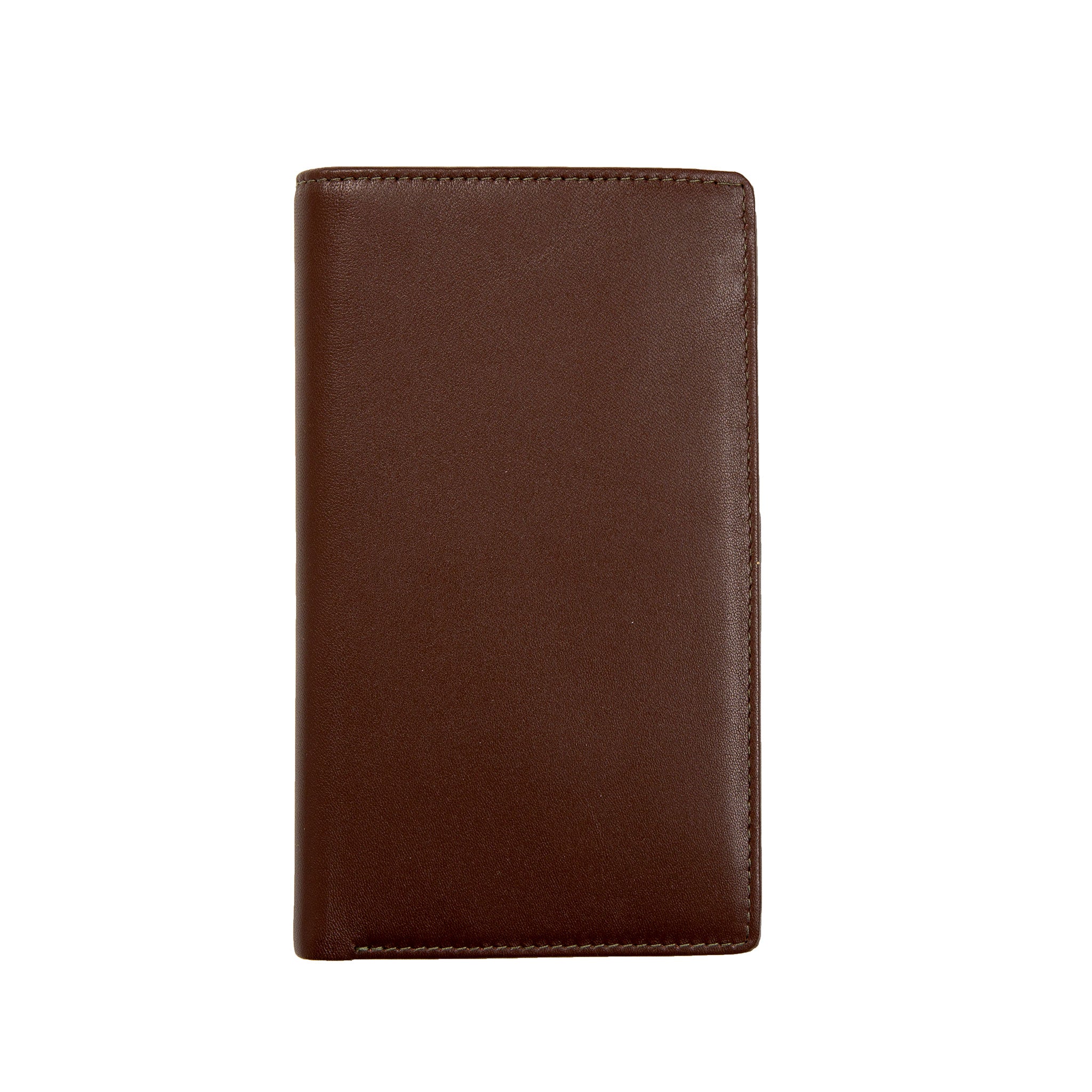 Men's Smooth Leather Jacket Wallet with RFID Blocking Dents