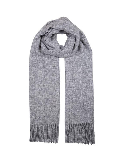 Plain Midweight Tweed Scarf