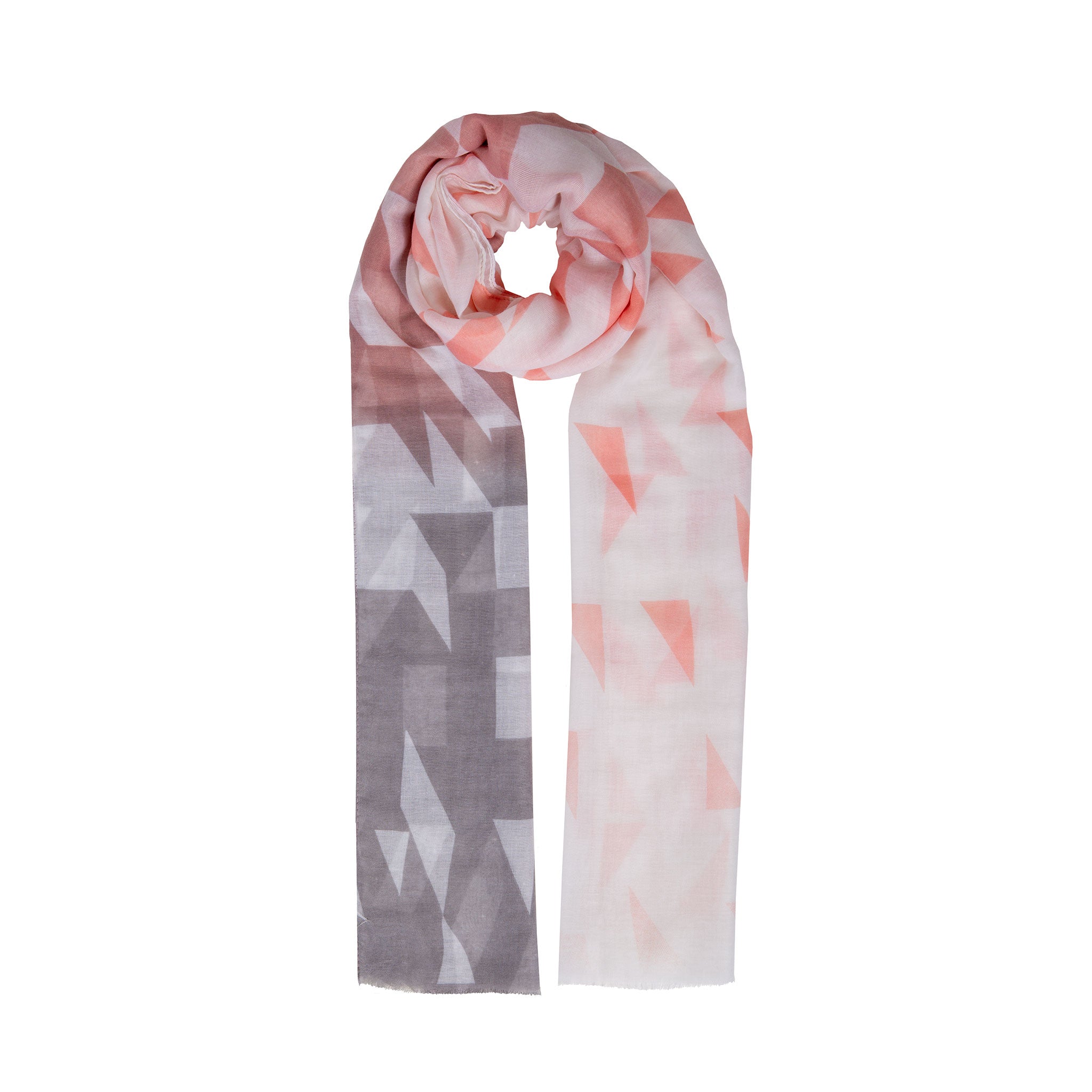 Women’s Ombre Geometric Pattern Lightweight Scarf | Dents