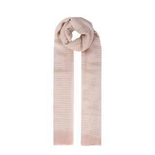Women’s Stripe Lightweight Scarf with Colour Block Ends