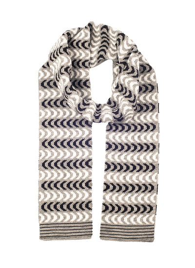 Chevron Knitted Scarf