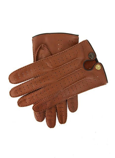 Men's Handsewn Three-Point Leather Driving Gloves
