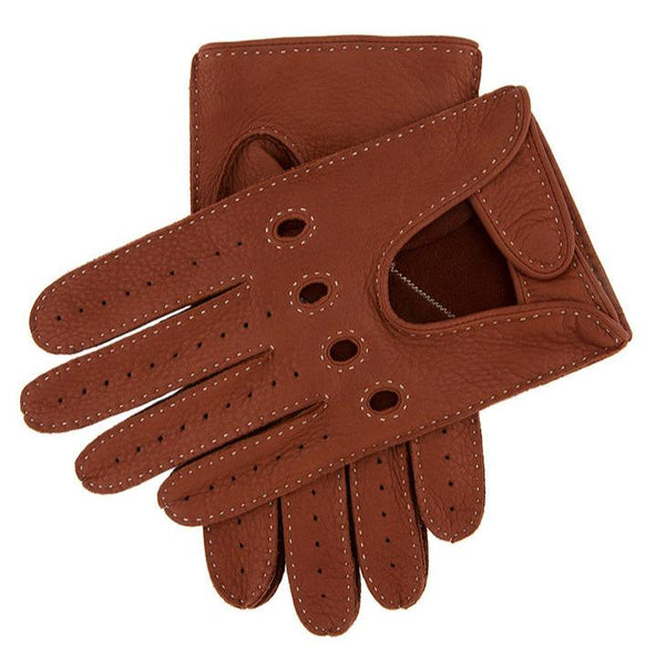 Men's Handsewn Deerskin Leather Driving Gloves