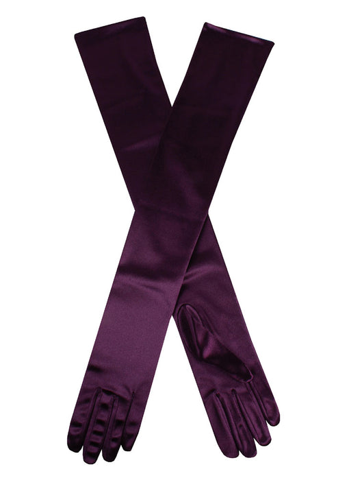 formal dress gloves Viola Glitter Long With these gloves are the perfect blend of tradition and modernity. Elegant Ruched Wrap Hem Velvet