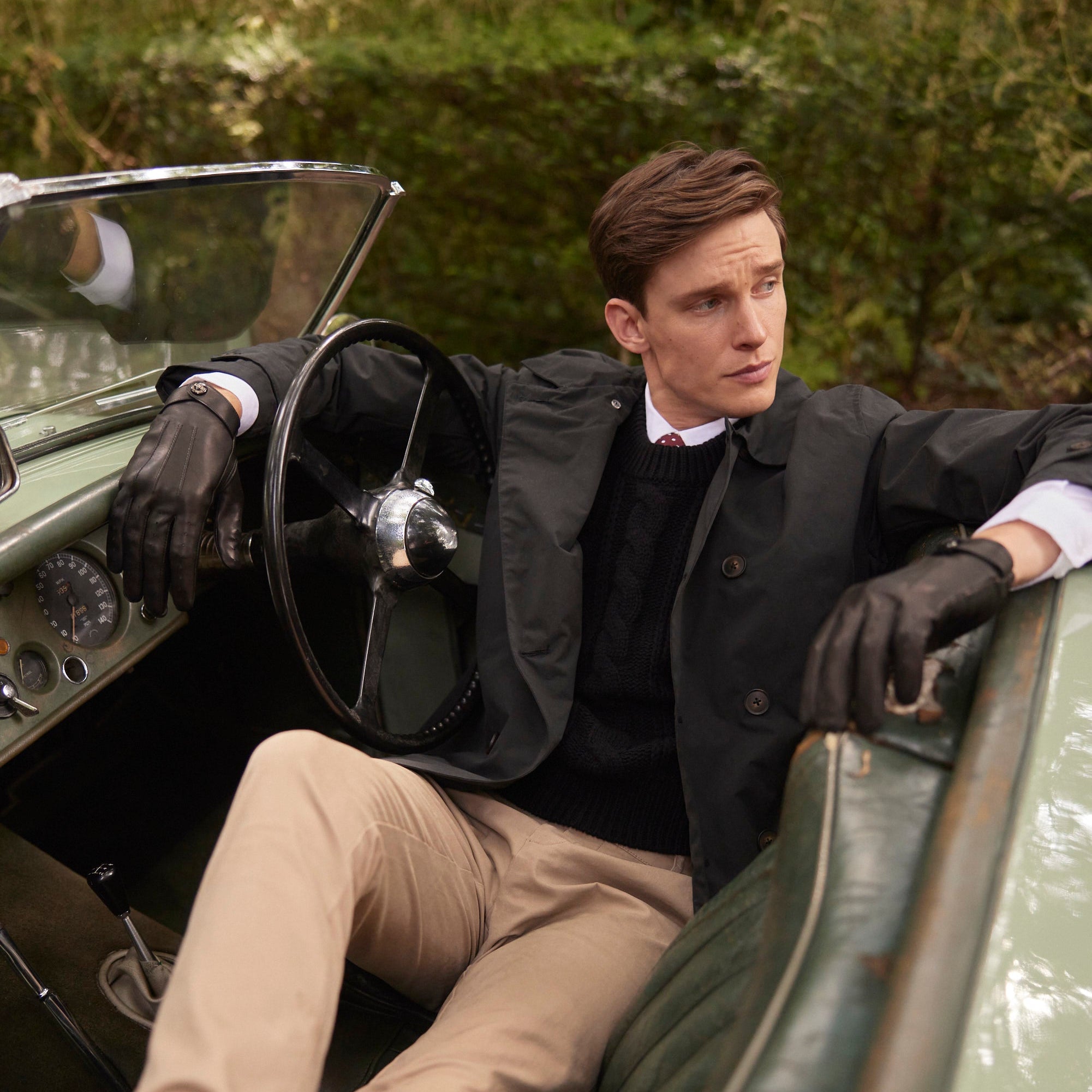 drive film handschuhe Fleming | James Bond Spectre Leather Driving Gloves