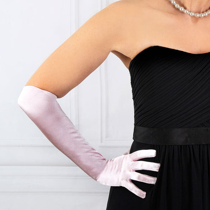 Women's Long Satin Formal Evening Gloves | Dents Women's Long Satin Formal Evening Gloves | Dents
